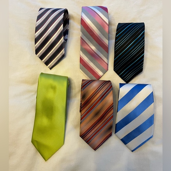 Lot of 6 men’s tie, would sell individually for best offer - Picture 1 of 1